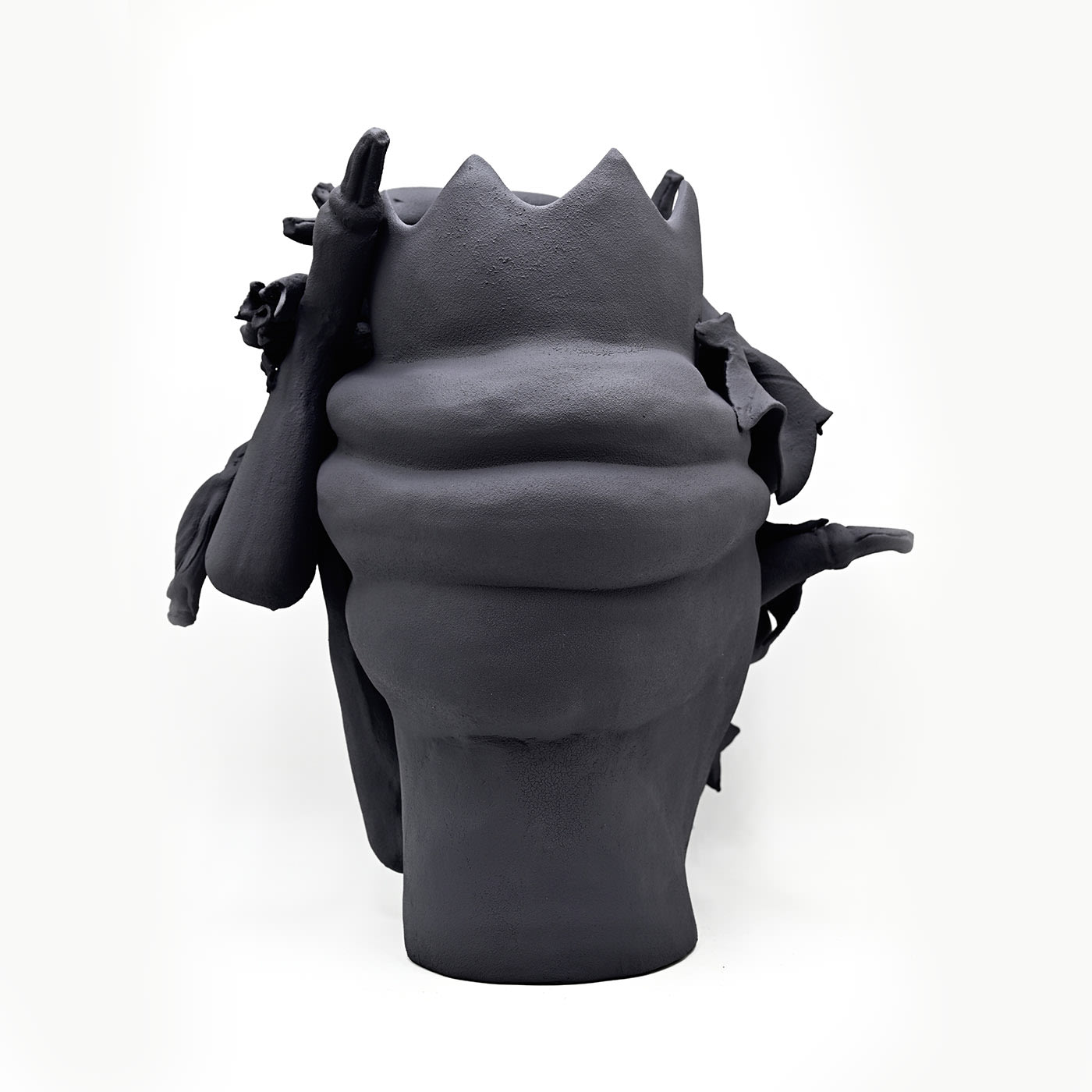 Moor's Head grijze sculptuur