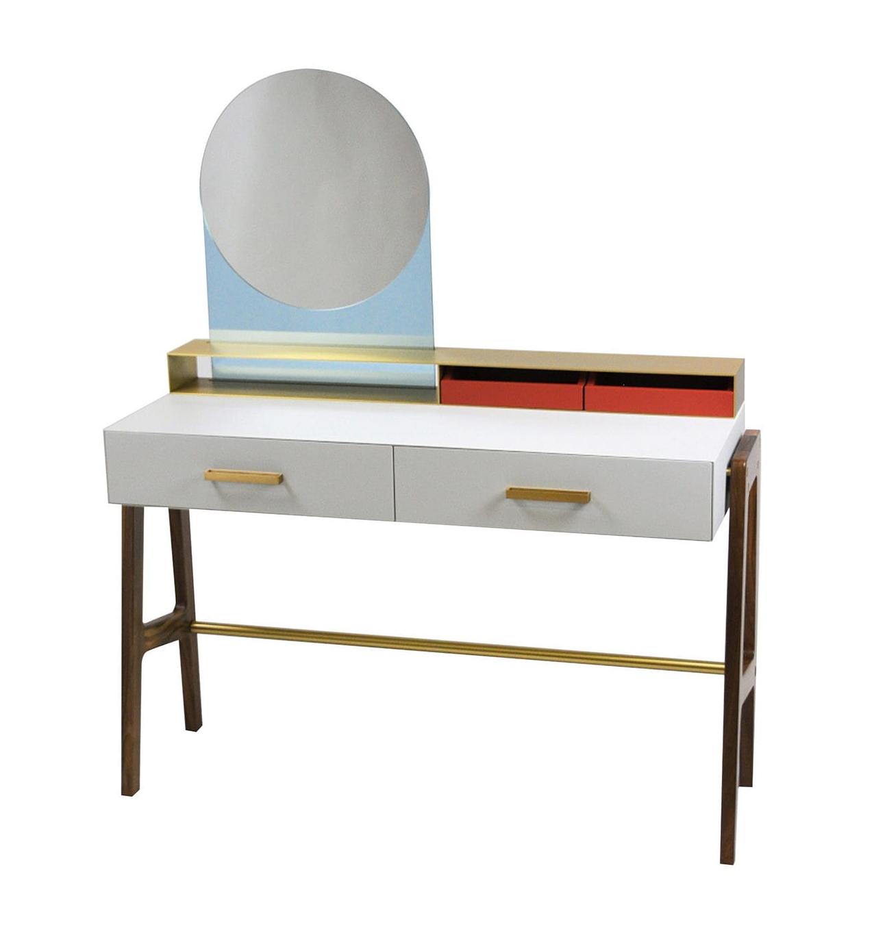 Verfijnde kaptafel met spiegel