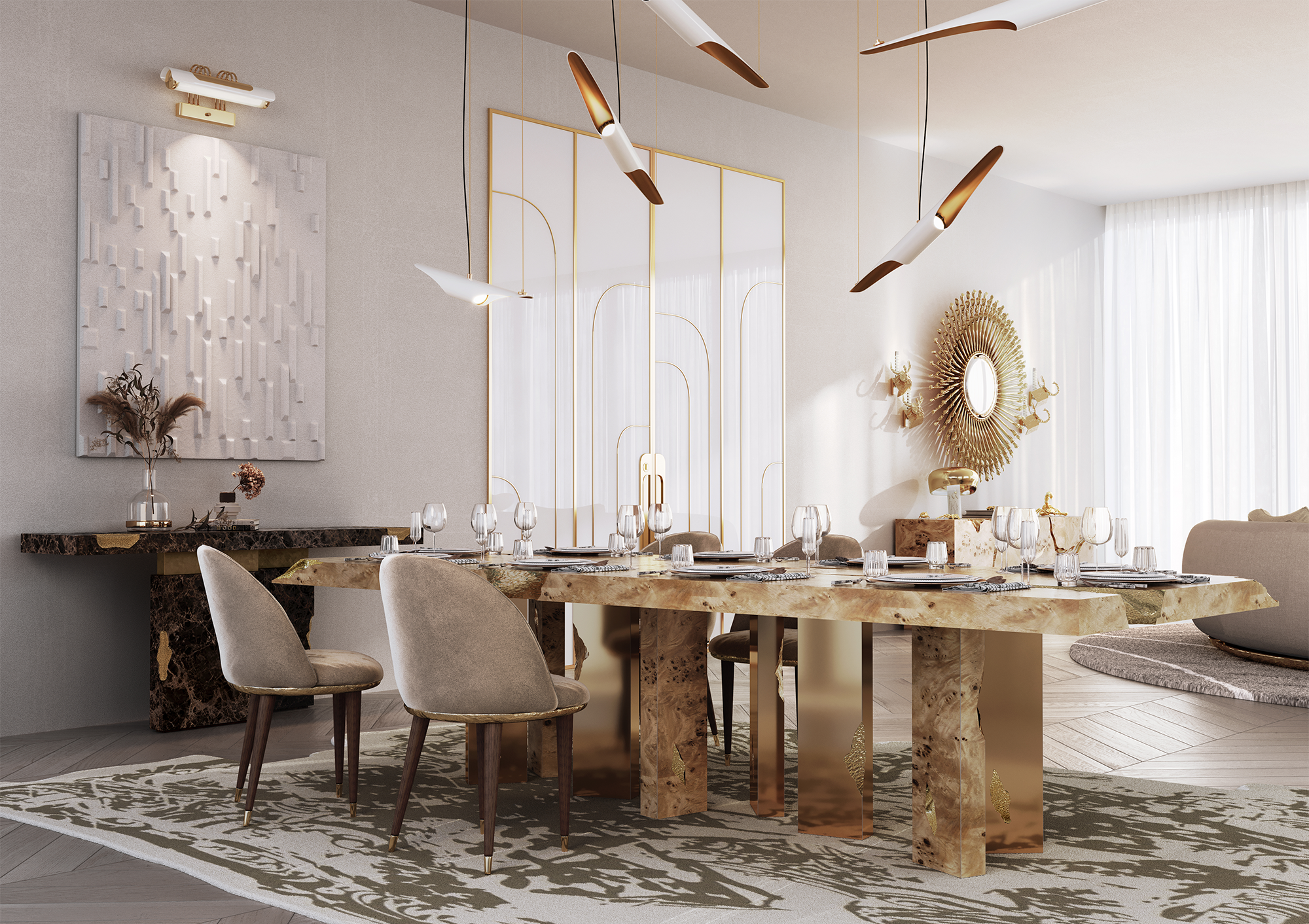 Dominion populieren eettafel