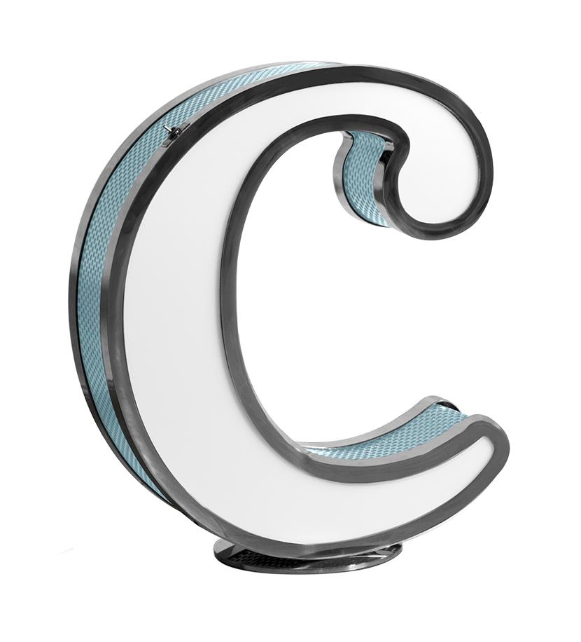 Classic Letter C lamp