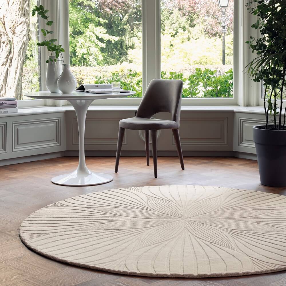 Folia stone rond tapijt | Maat: Ø 150 cm