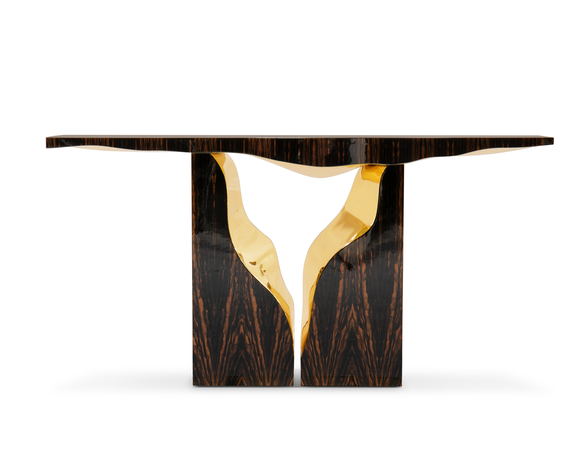 Fissure ebbenhout console