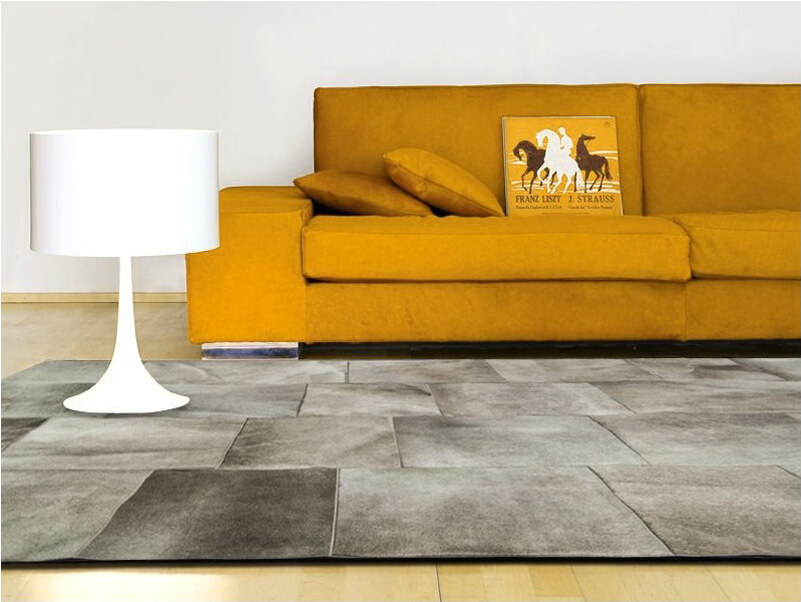 Grijze olifant koeienhuid tapijt | Maat: 200 × 290 cm Grijze olifant koeienhuid tapijt | Maat: 200 × 290 cm