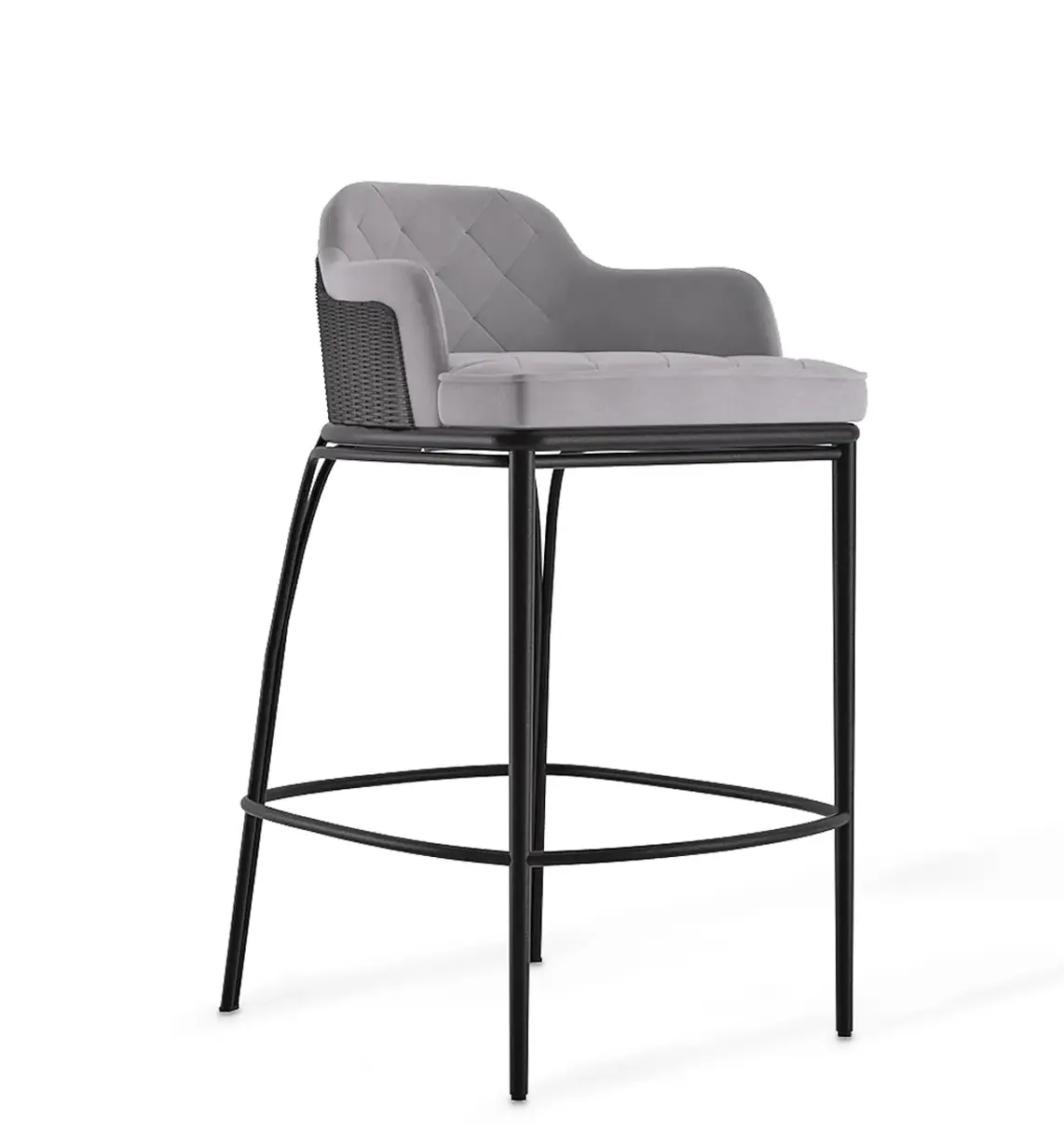 Regal grijze tuinkruk