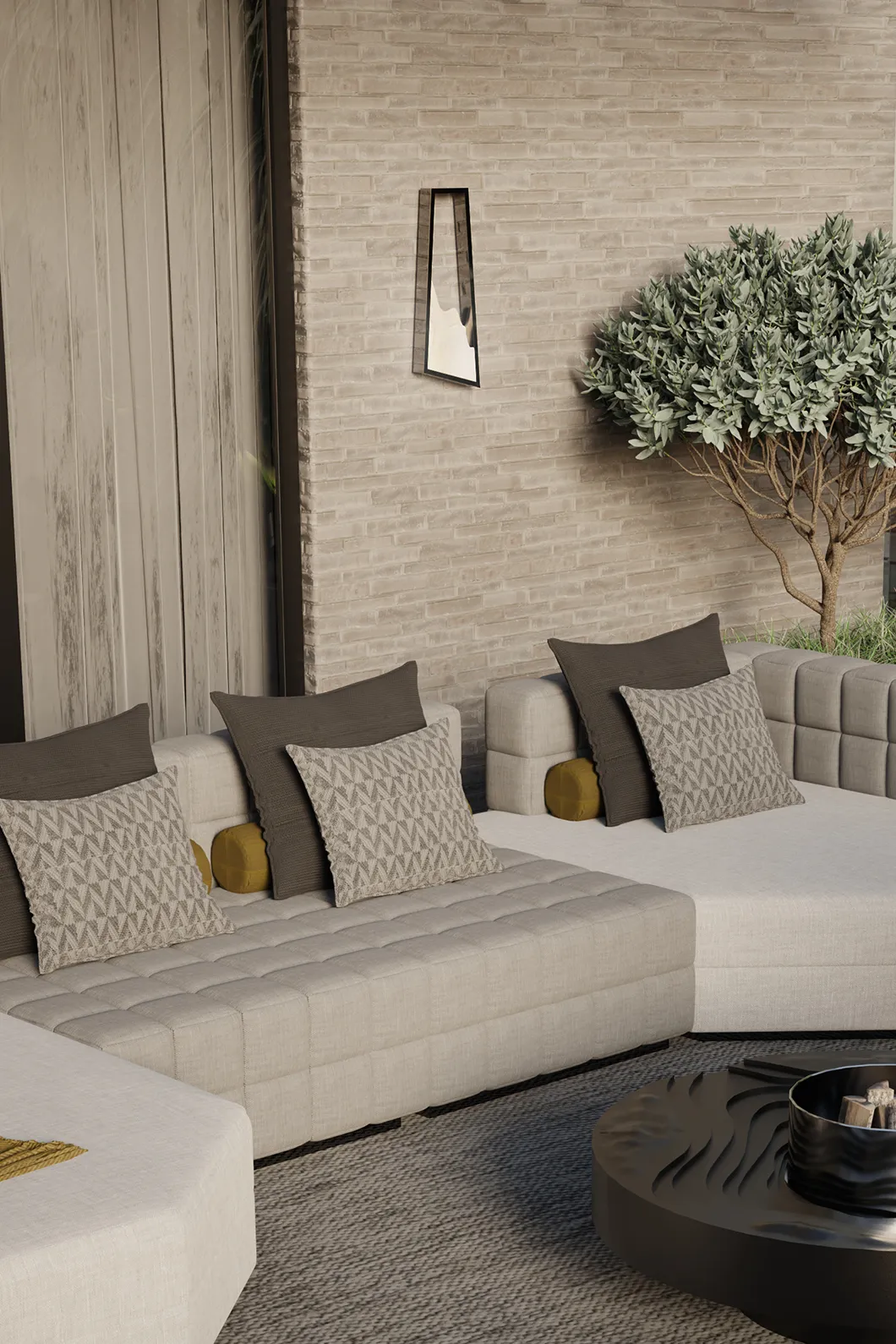 Grand Aura buiten wandlamp