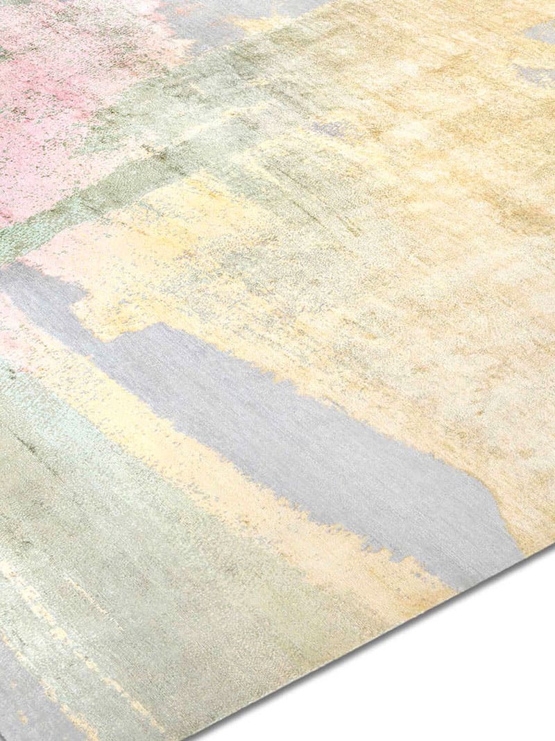 Pastel Sun handgeweven tapijt | Maat: 140 × 210 cm