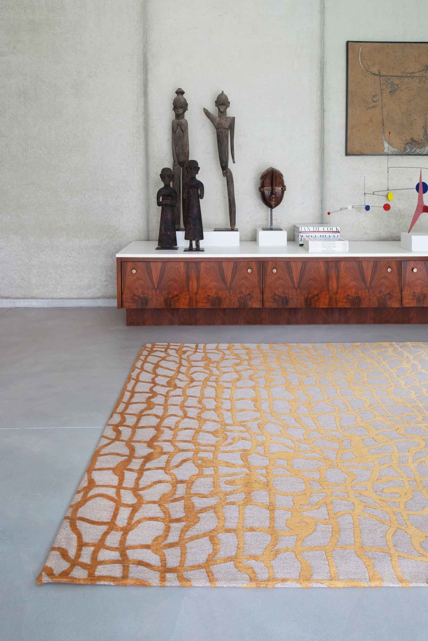 Dedalo - Yellow Scarab tapijt | Maat: 200 × 280 cm