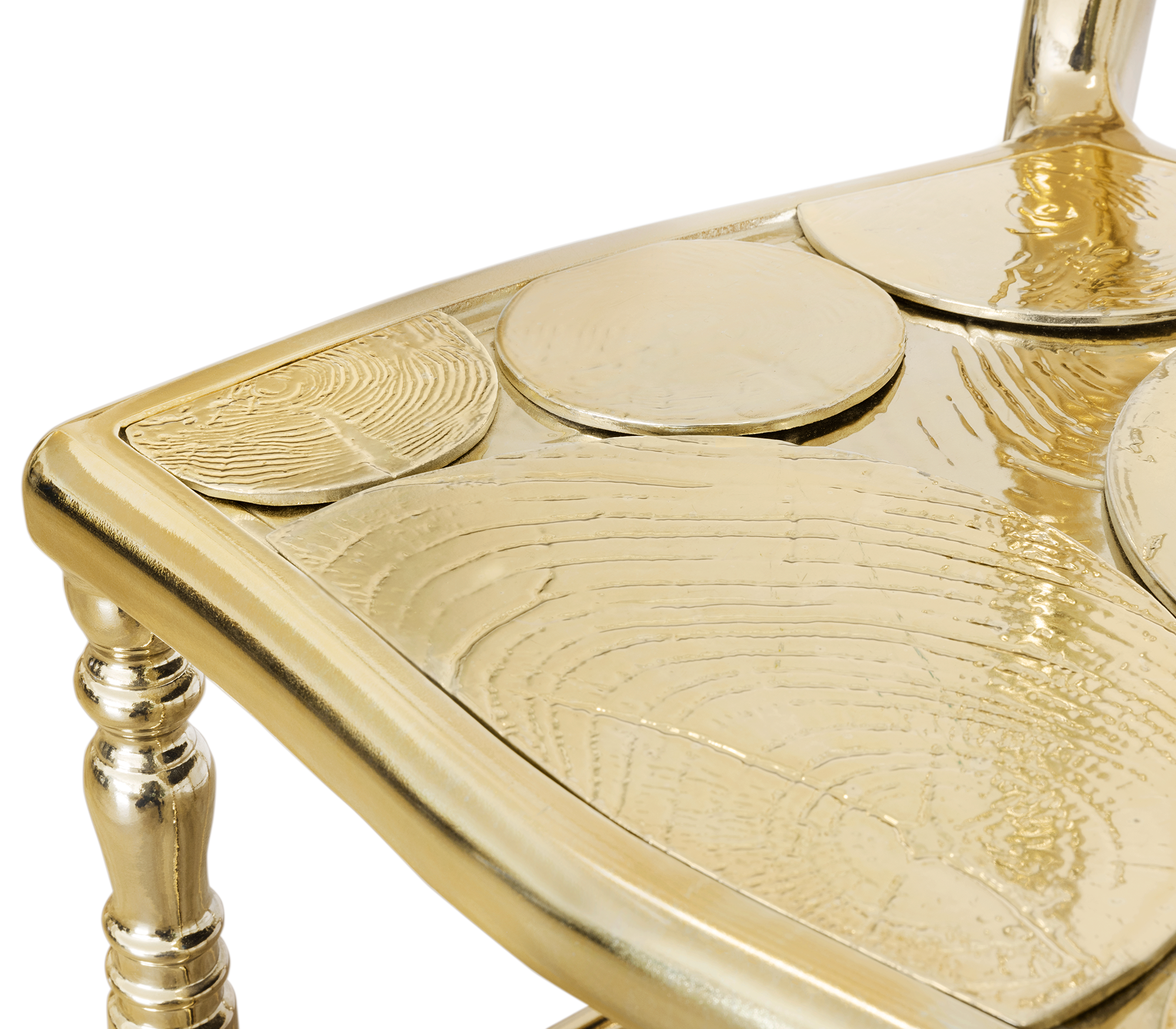 Empyrean gouden accent stoel