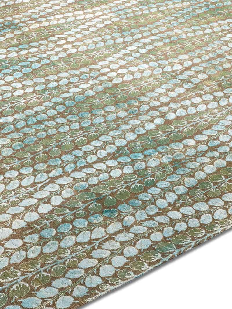Electric Blue handgeweven tapijt | Maat: 250 × 300 cm