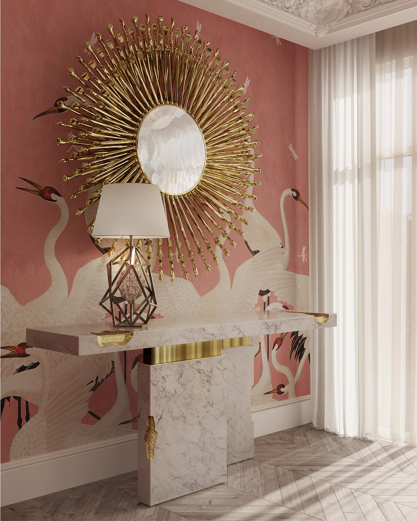 Dominion Carrara console