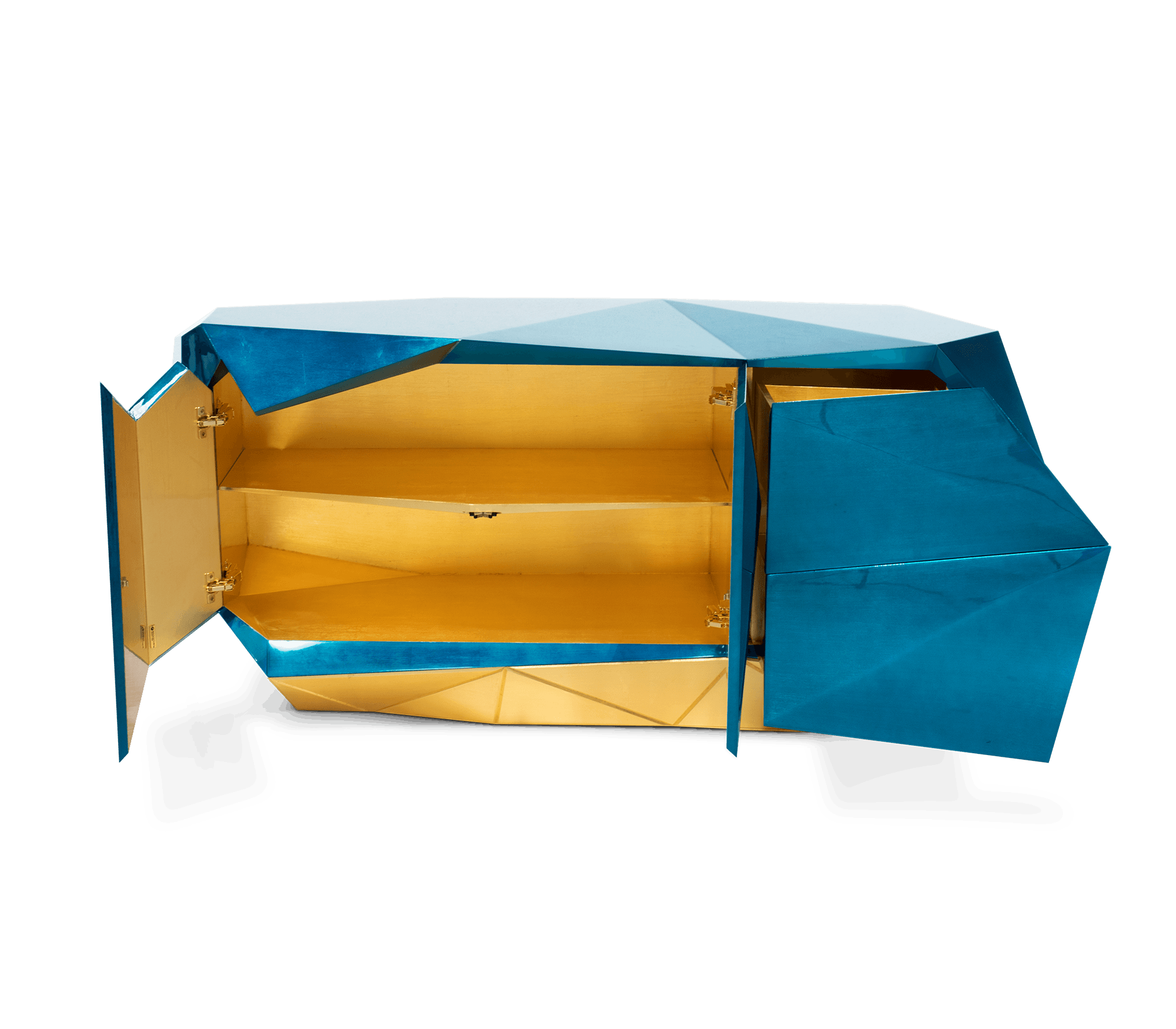 Prism blauw dressoir