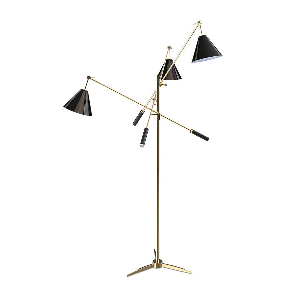 Crooner vloerlamp