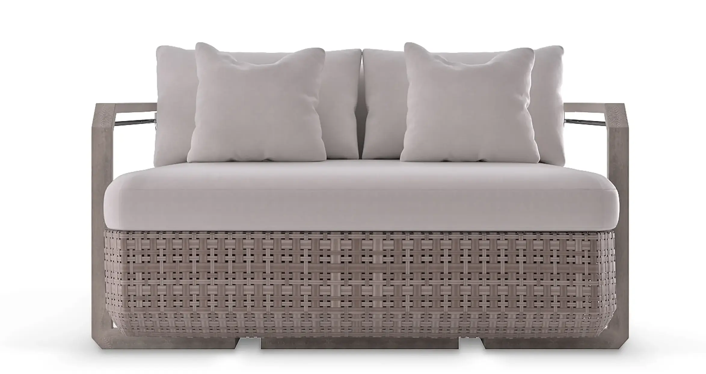 Heritage houten tuinsofa