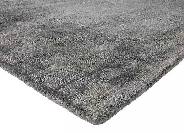Effen Grey Indiaas handgeweven tapijt | Maat: 160 × 230 cm