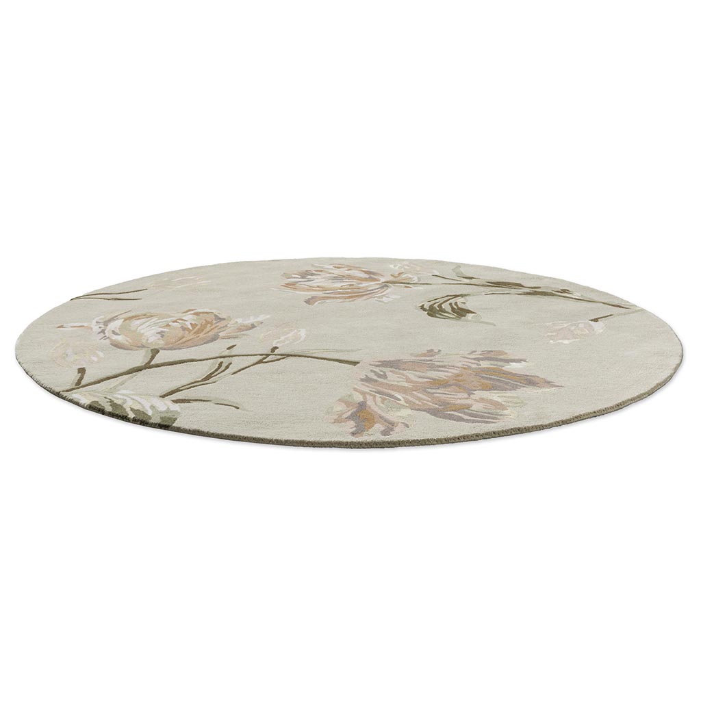 Gosford naturel/salie groen rond tapijt | Maat: Ø 150 cm Gosford naturel/salie groen rond tapijt | Maat: Ø 150 cm