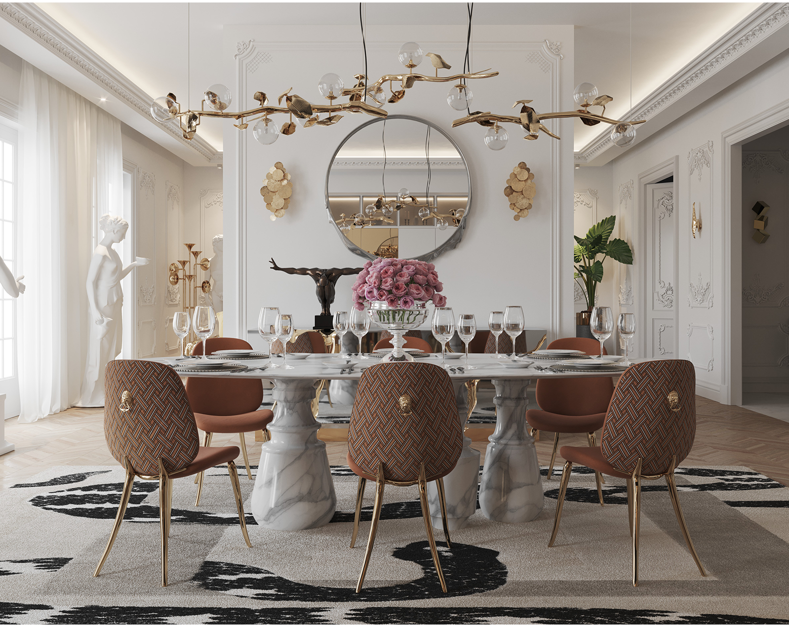 Obsidian ovale XL Estremoz eettafel