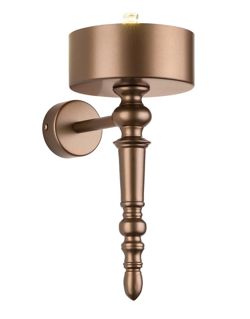 Wandlamp in Anodische Metallic Afwerking