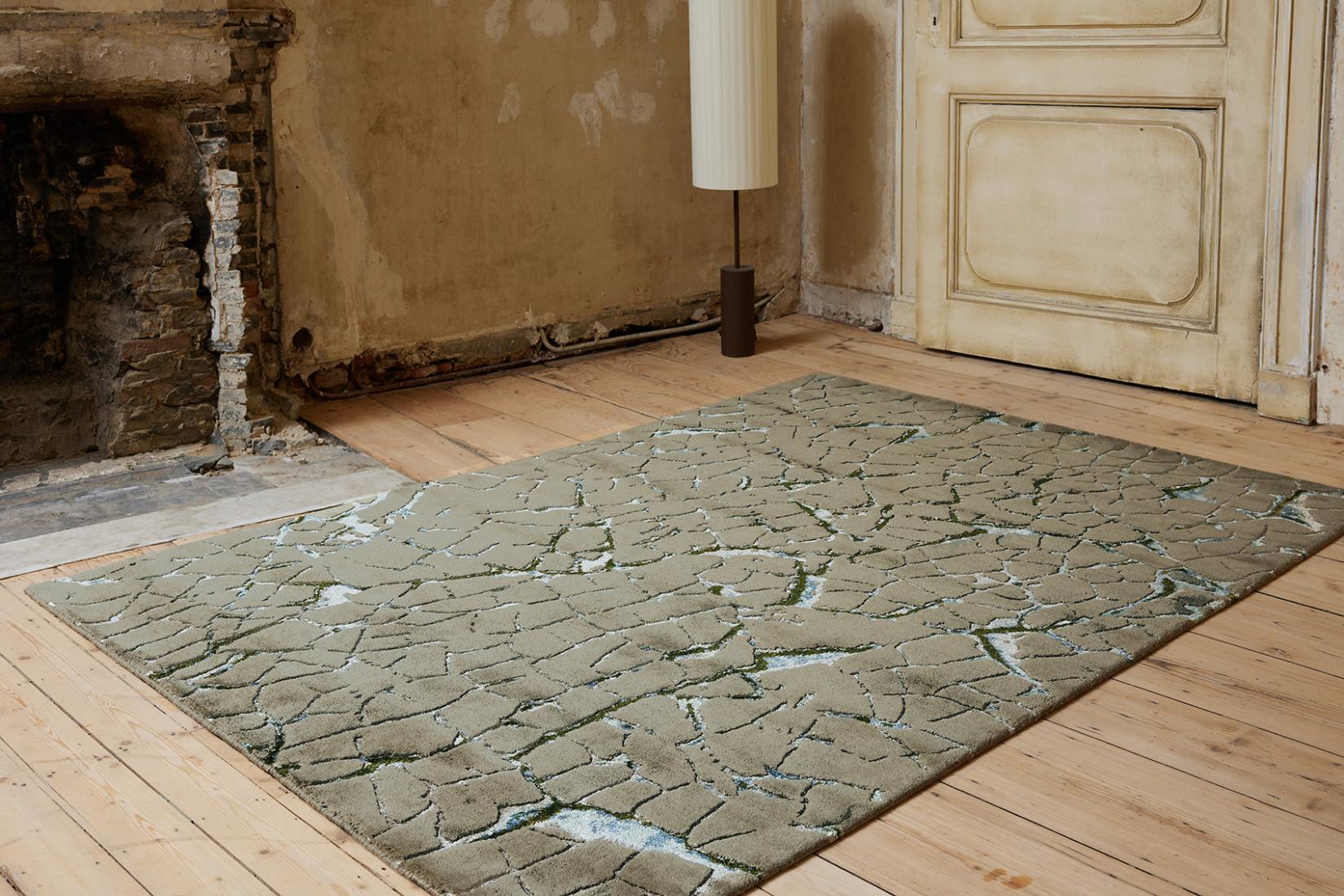 Kintsugi Putty Grey tapijt | Maat: 300 × 400 cm