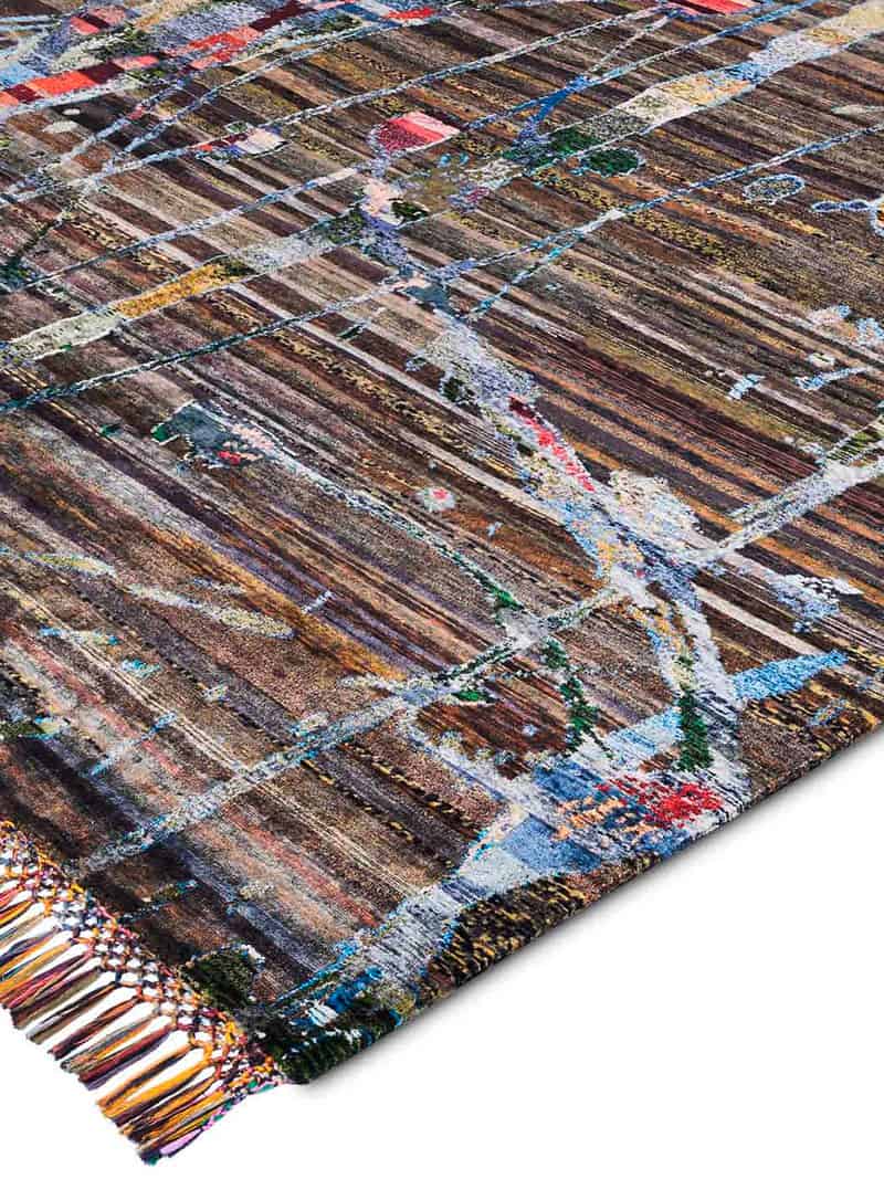 Eco handgemaakte luxe tapijt | Maat: 122 × 183 cm