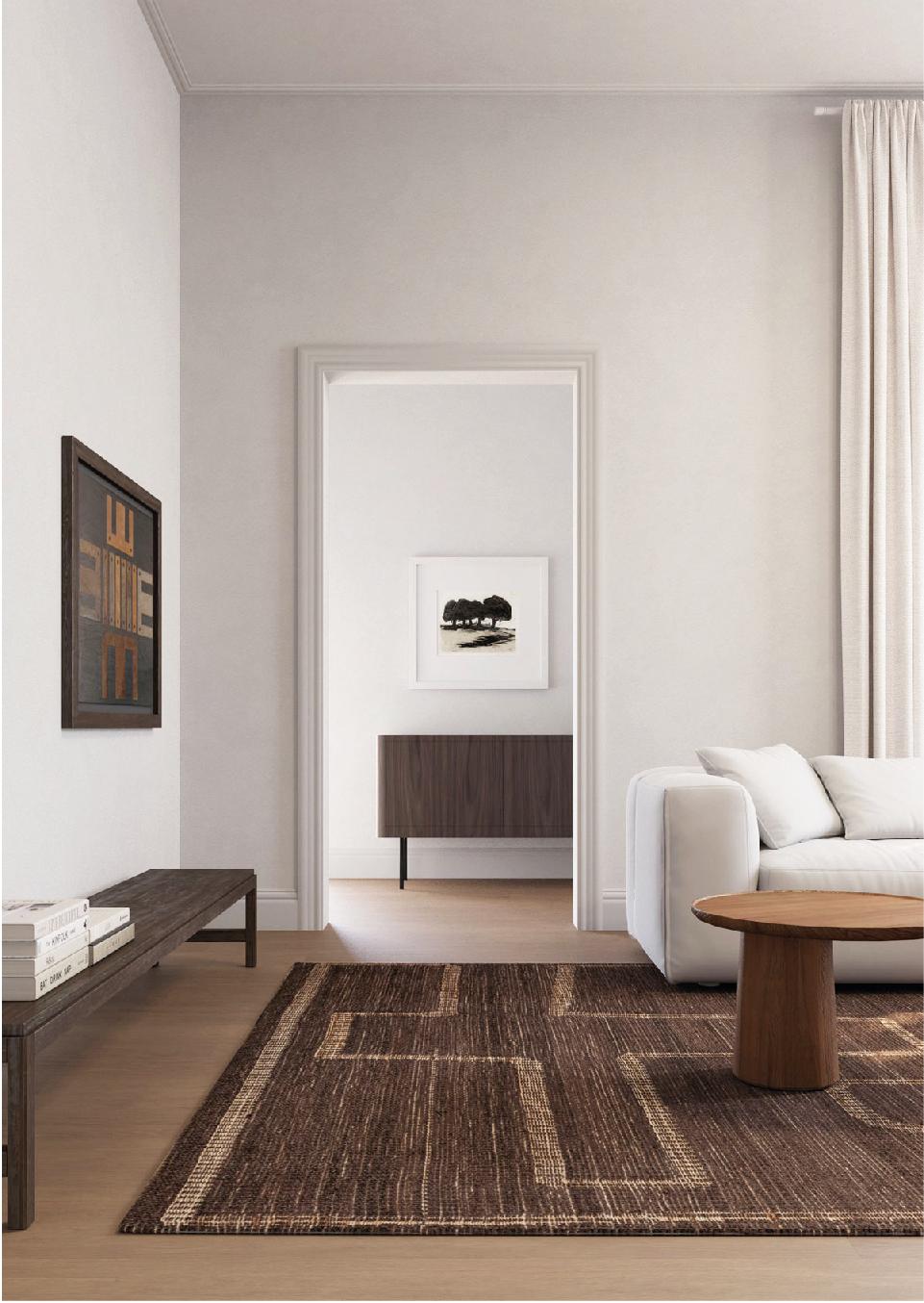 Aboya handgeweven tapijt | Maat: 350 × 420 cm