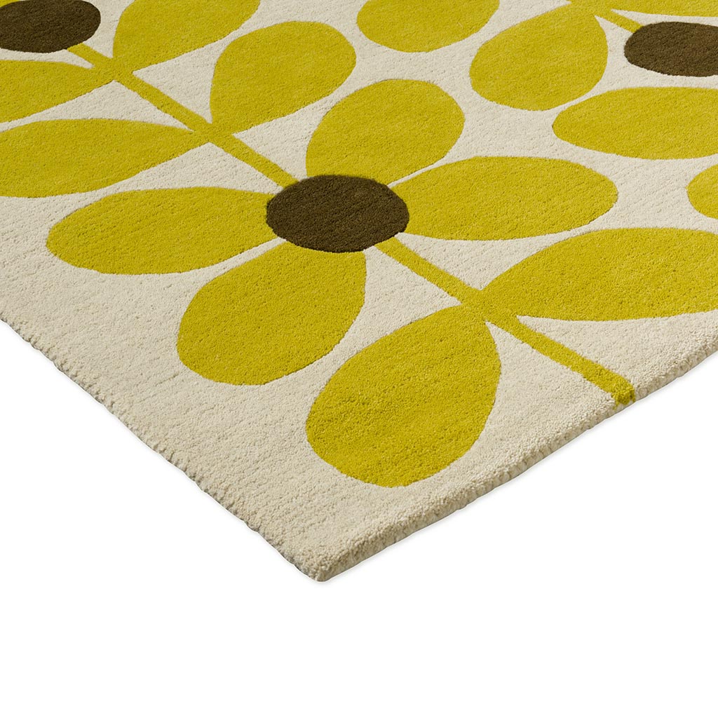 Sixties Stem Yellow vloerkleed