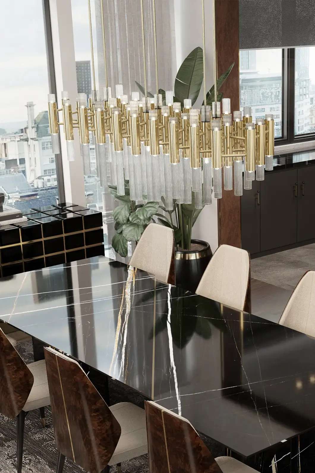 Cascade rechthoekige hanglamp - 7