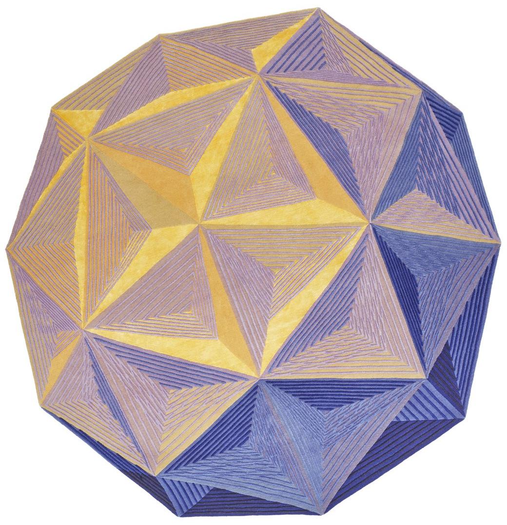 Dodecaedro luxe designer handgeweven tapijt