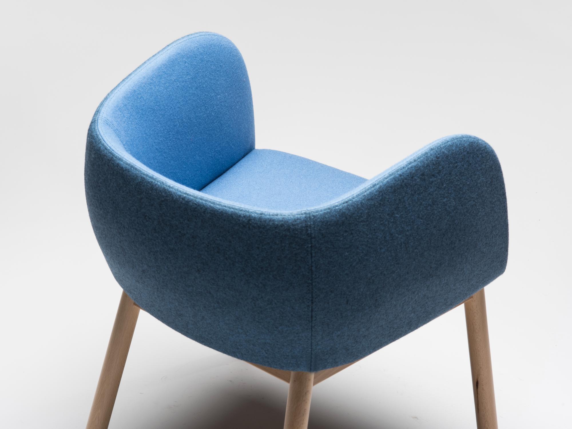 Mousse SP Blauwe Fauteuil