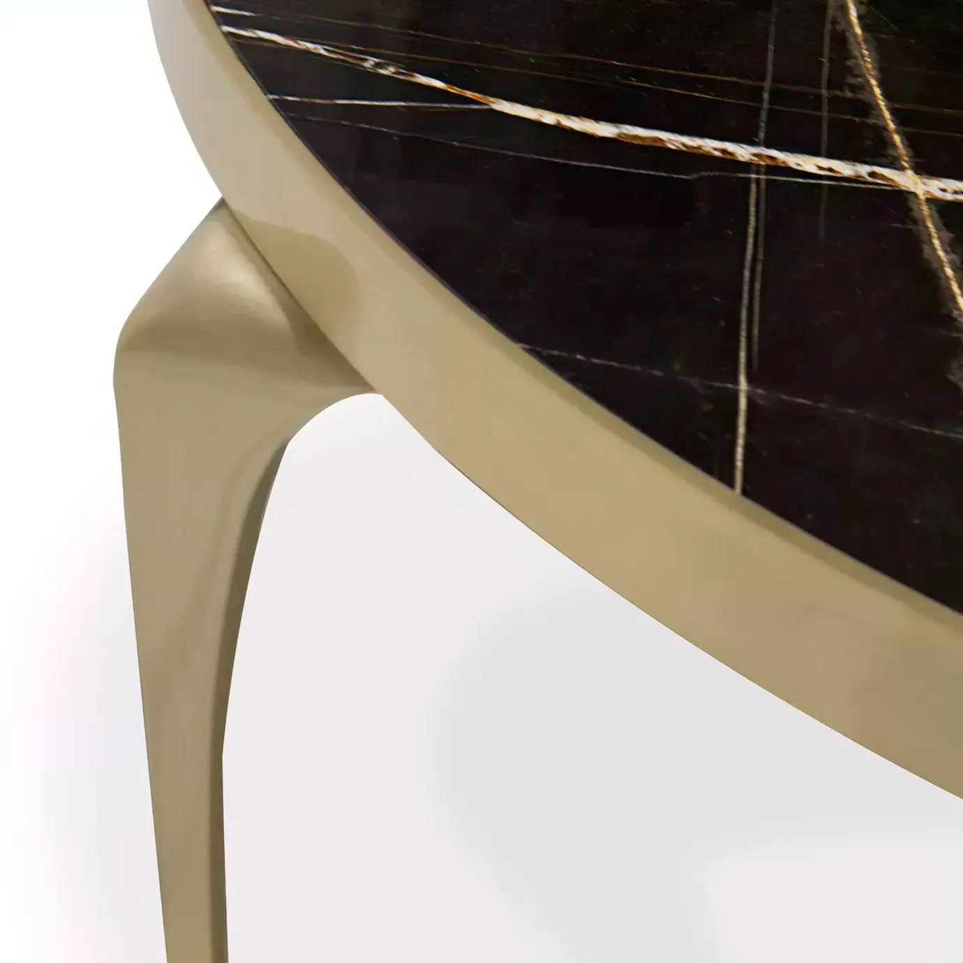 Rhea Sahara Noir marmer salontafel