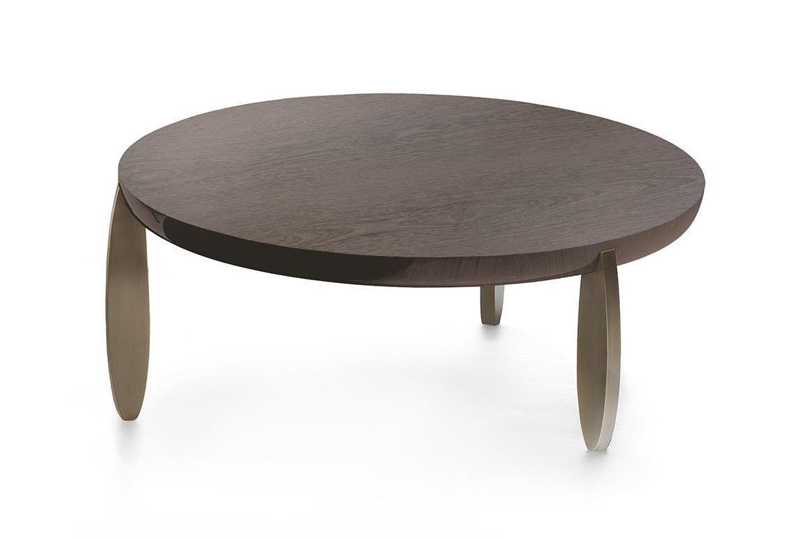 Bronzen driepoot salontafel