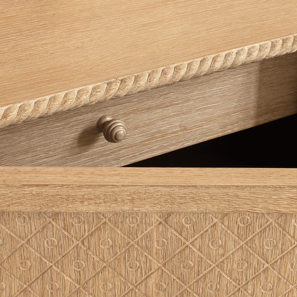 York Venetian White Oak buffet