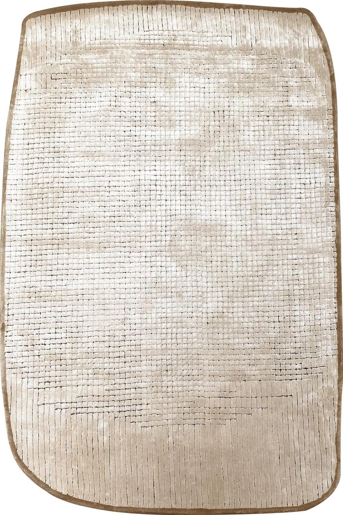 Geometry Sand handgetuft tapijt | Maat: 250 × 350 cm