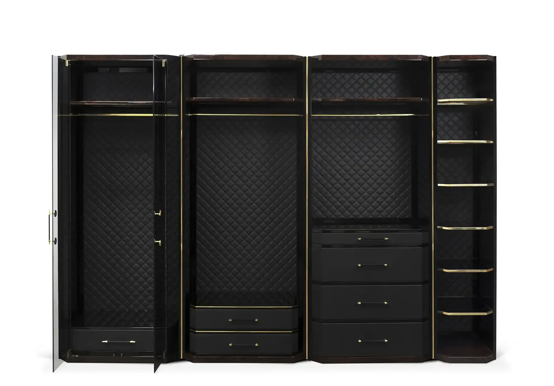 Cadence zwart kastensysteem