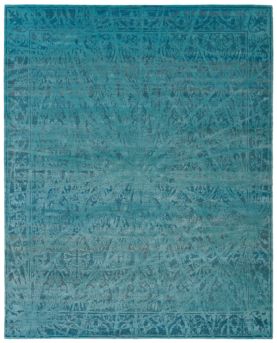 Alcaraz sun 2 blauw tapijt | Maat: 500 × 600 cm