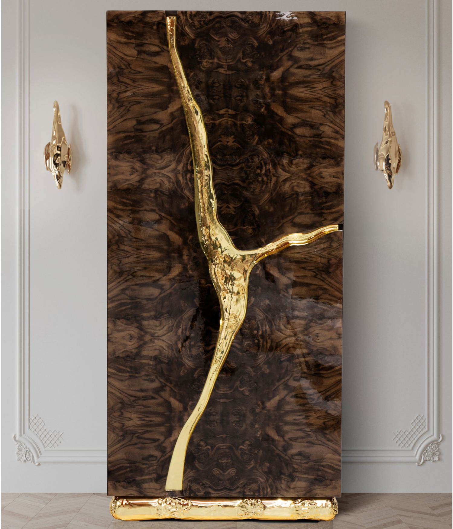 Fissure ebbenhout kast