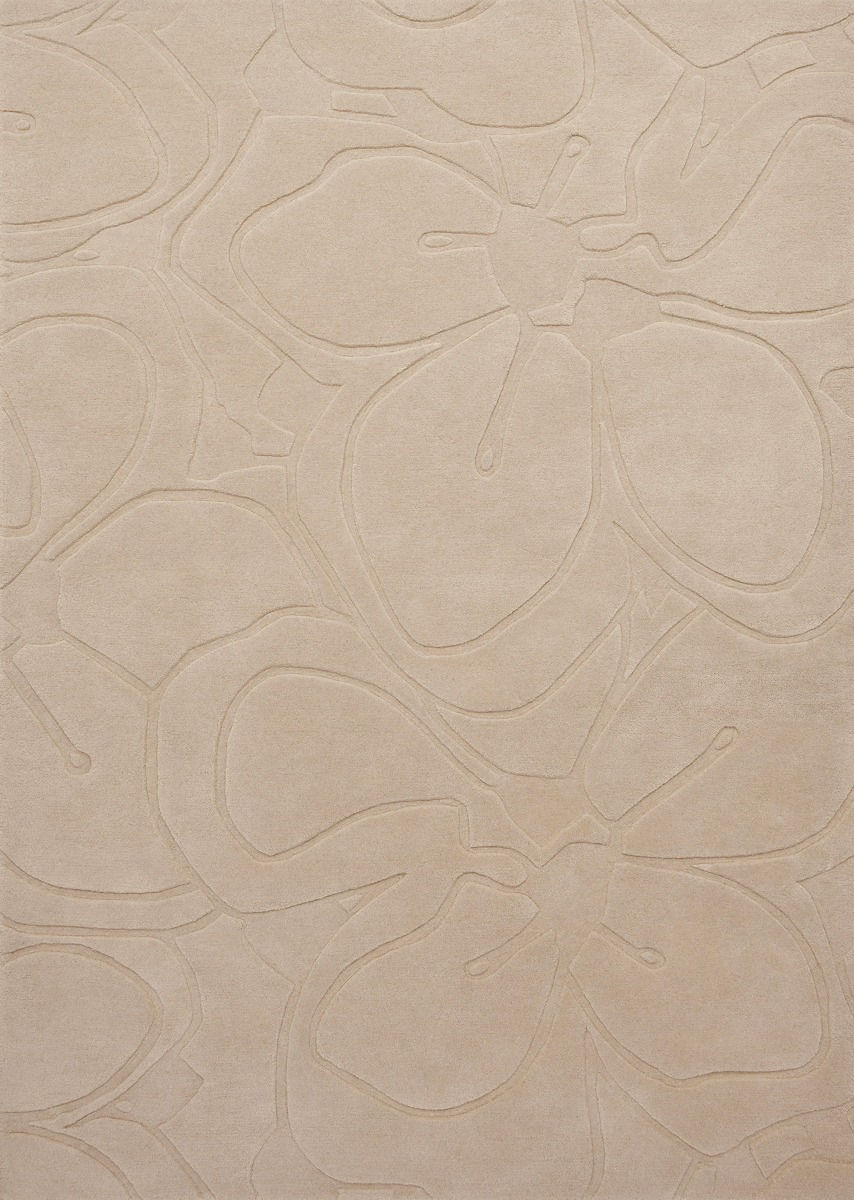 Romantic magnolia crème tapijt | Maat: 200 × 280 cm