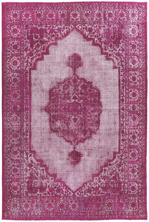 Fuchsia vintage tapijt