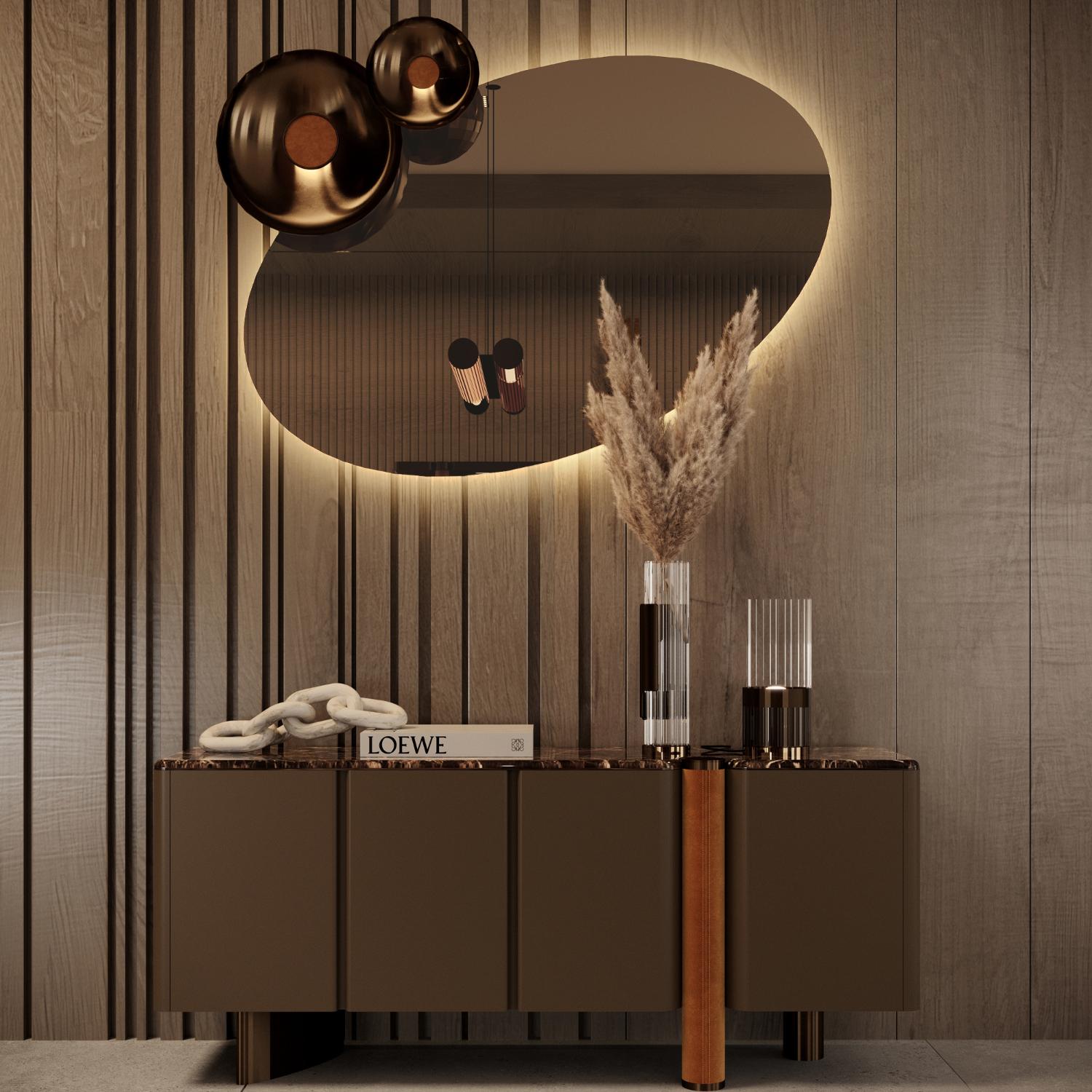 Bon Ton ovale wandspiegel