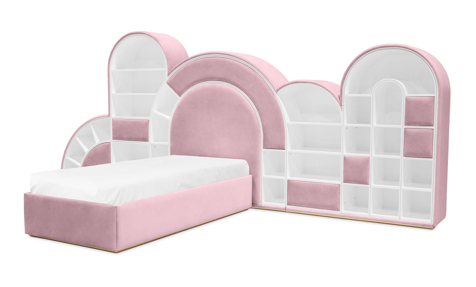 Bubblegum Marshmallow roze kinderbed