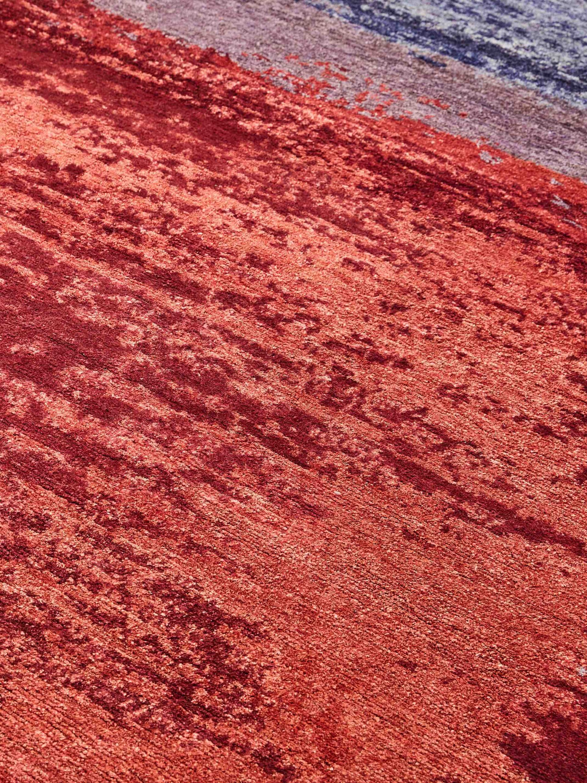 Oltre - mood indigo designer tapijt