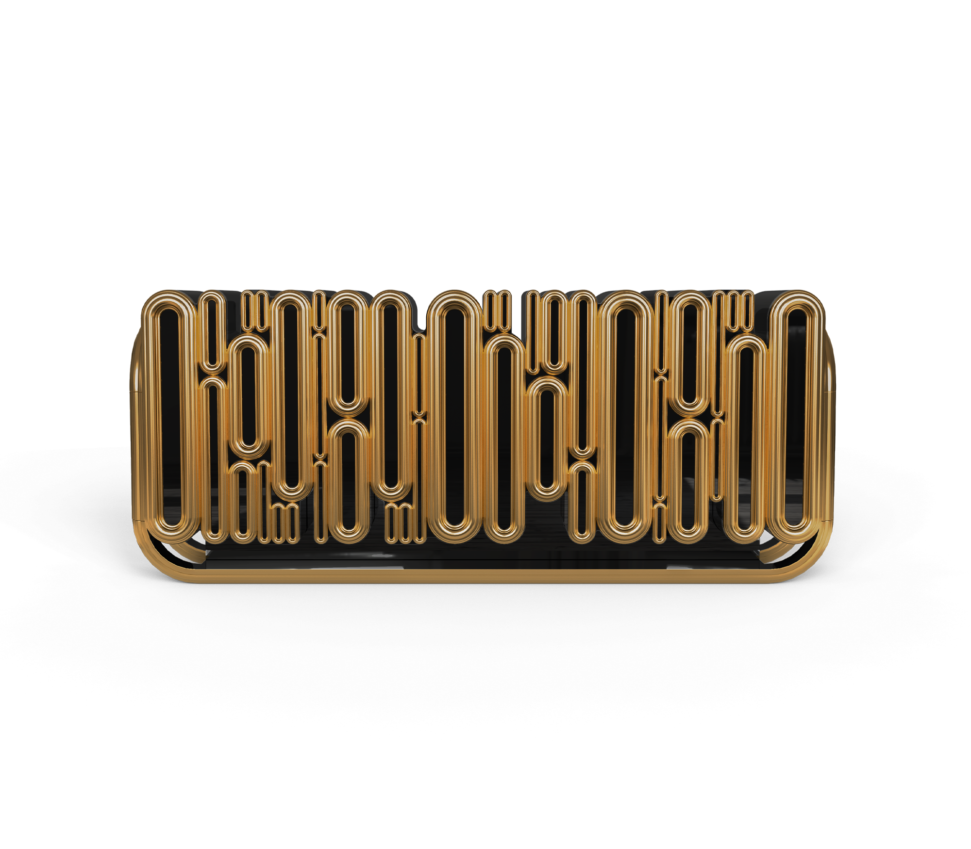 Ellipse gouden dressoir