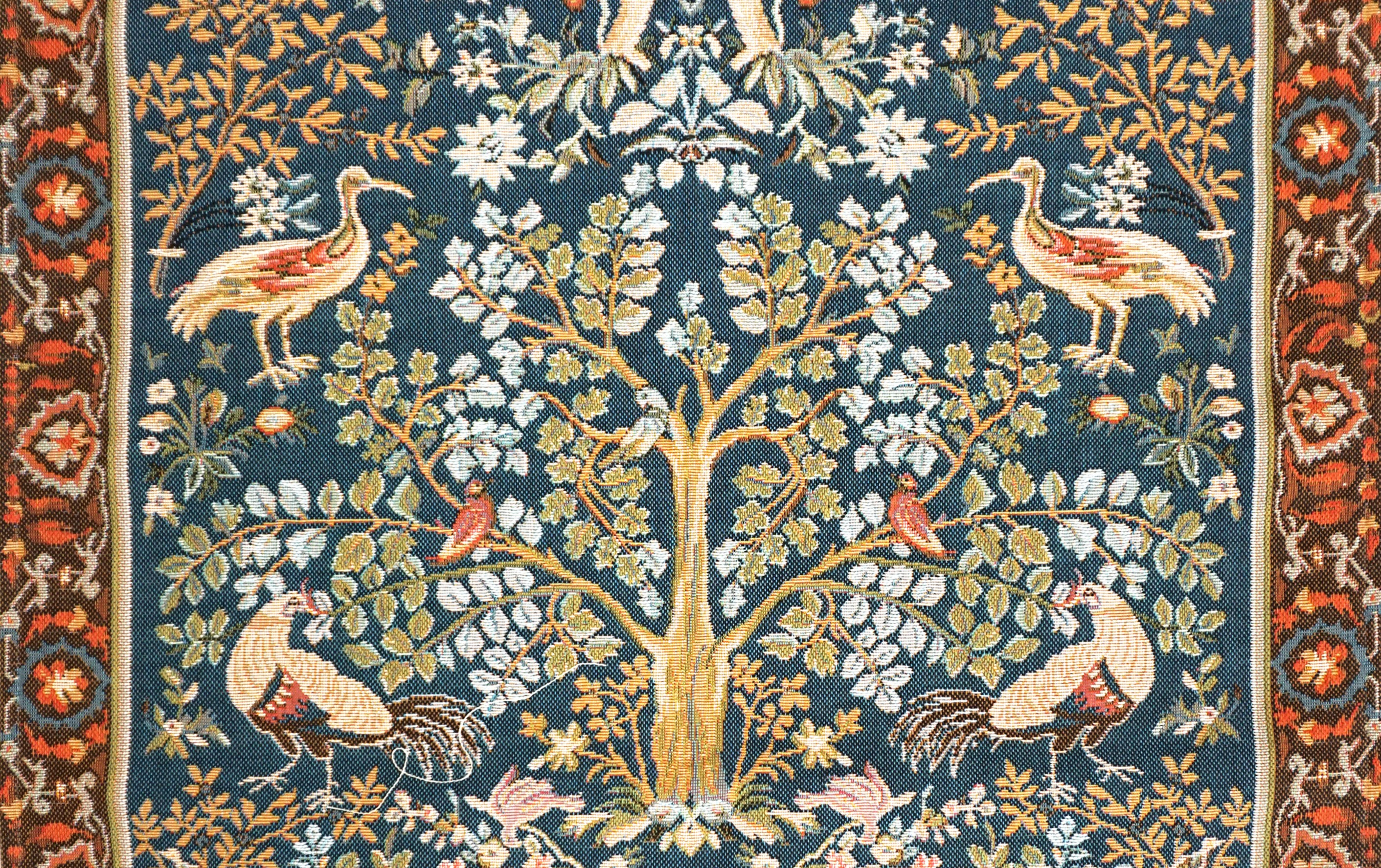 The Tree, in W. Morris stijl wandtapijt | Maat: 75 × 125 cm