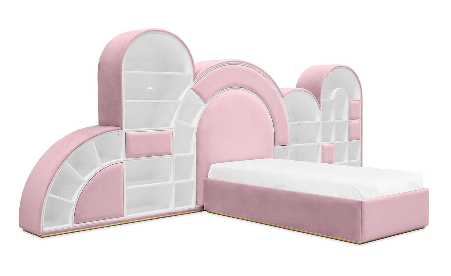 Bubblegum Marshmallow roze kinderbed