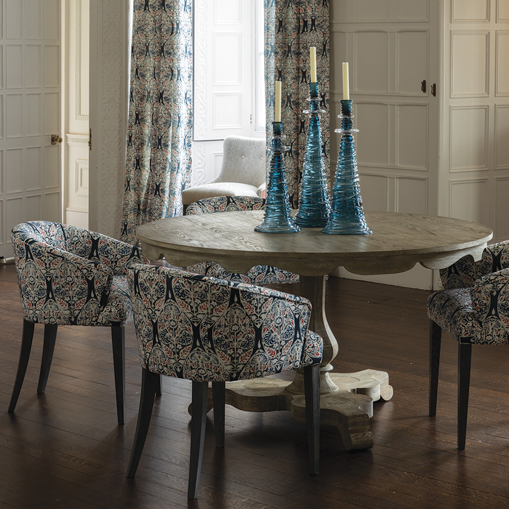 Overbury Greyed Oak eettafel