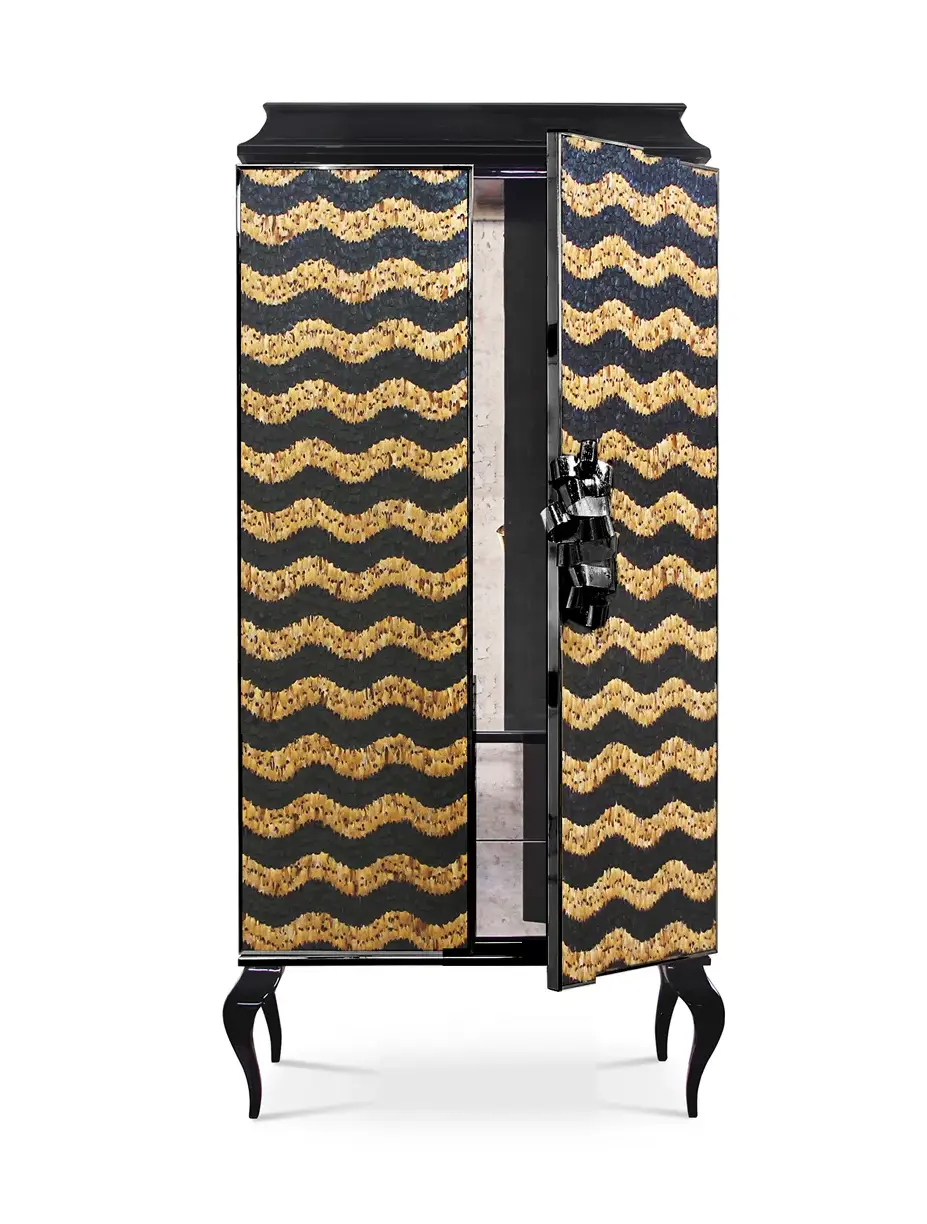 Mirage karamel veer kledingkast