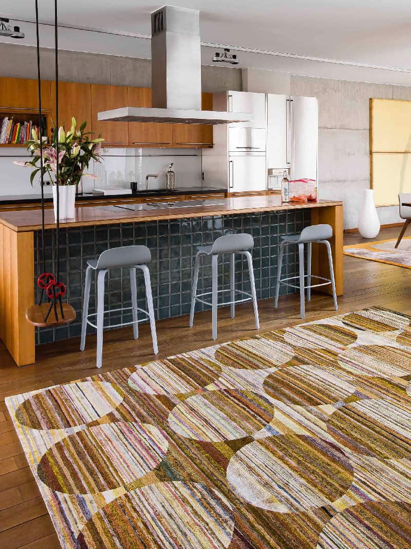 Eco handgeknoopt vloerkleed