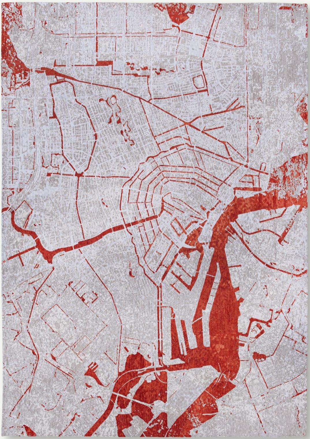 Orange Cut tapijt | Maat: 200 × 280 cm