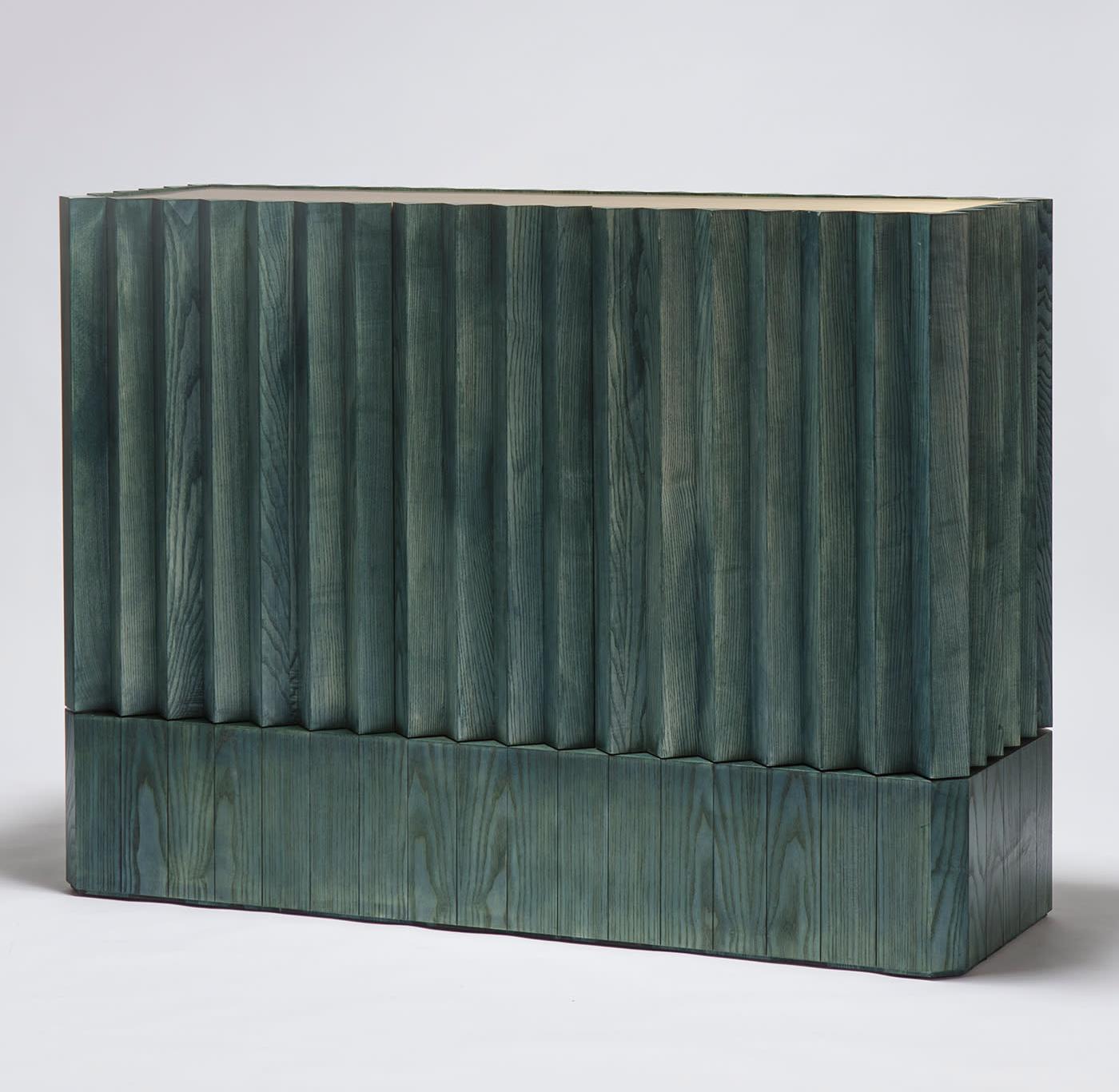 Elegante groene dressoir