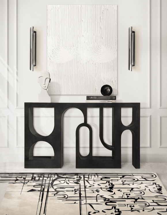 Glanzende premium console