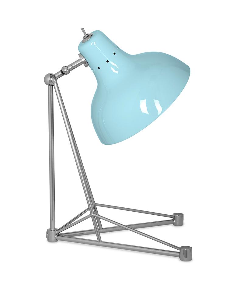 Celestia blauwe bureaulamp
